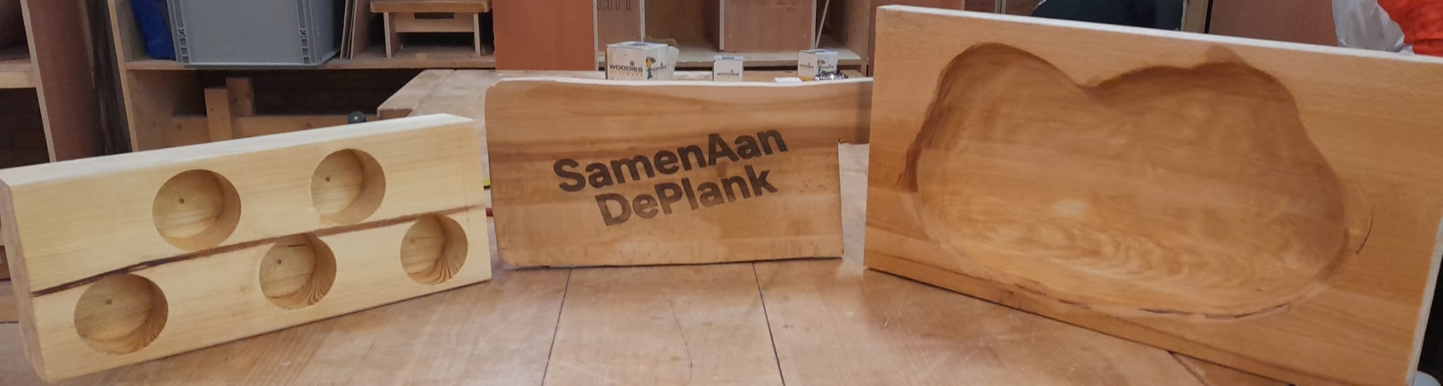 Houten borrelplank XXL